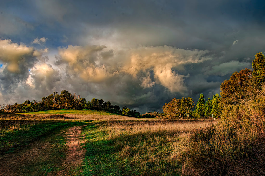 Storm Clouds over the Countryside