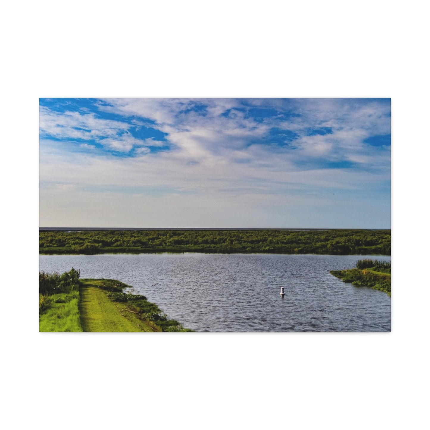 Aerial Photograph of Lake OkeechobeFlorida