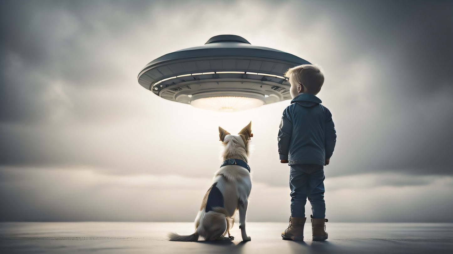 Boy Dog and UFO