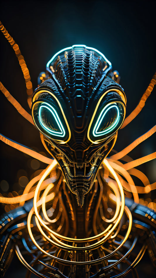 Alien in Neon