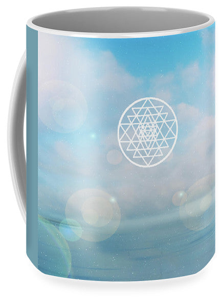 Mystical Sri Yantra for the attainment of wealth  success and th - Mug