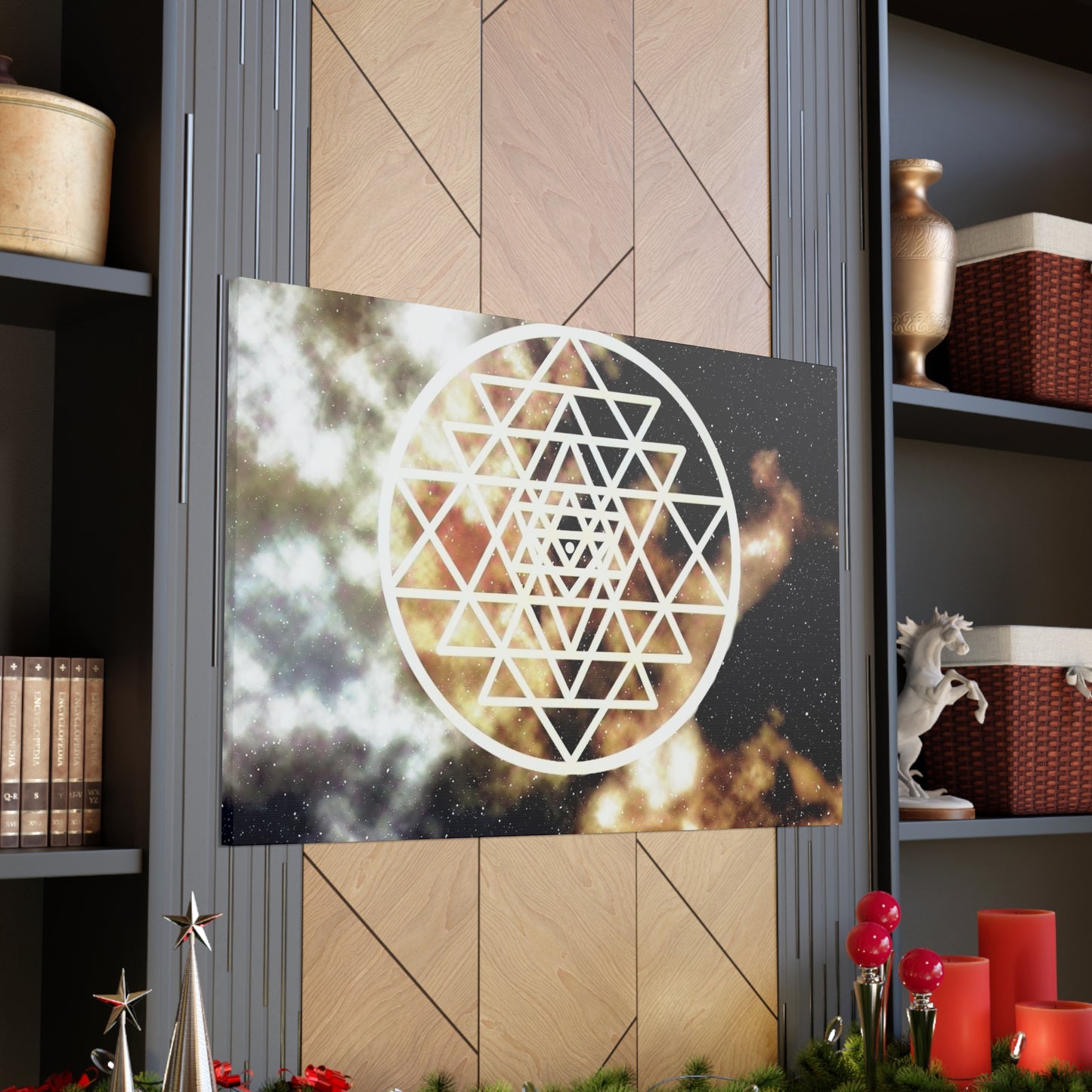 Sri Yantra in Sepia