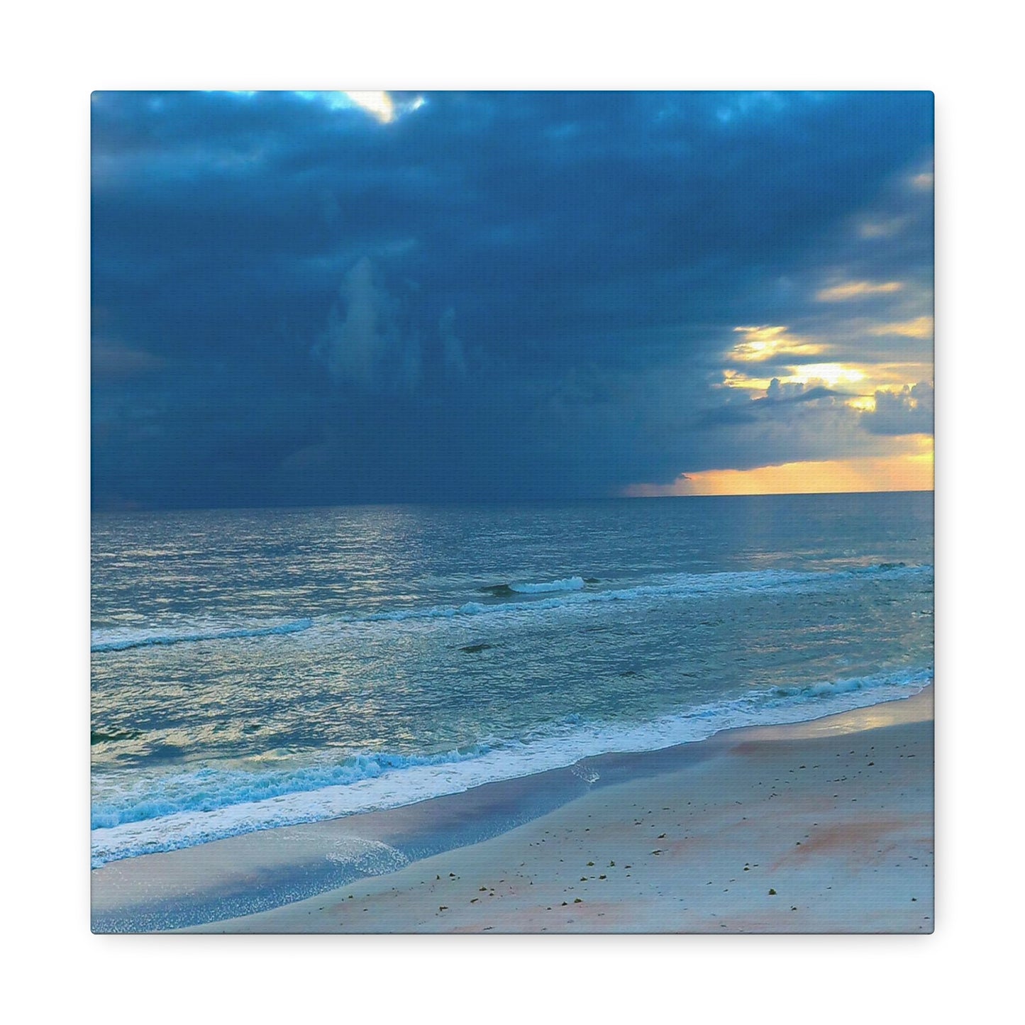 Blue Storm Over the Atlantic