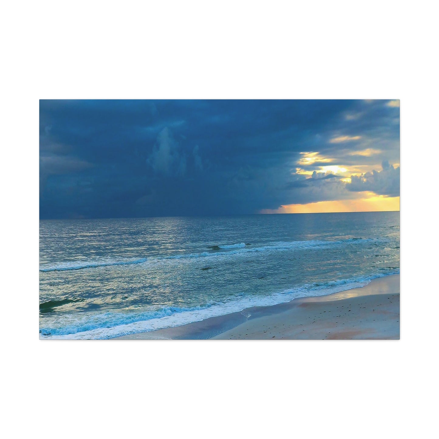 Blue Storm Over the Atlantic