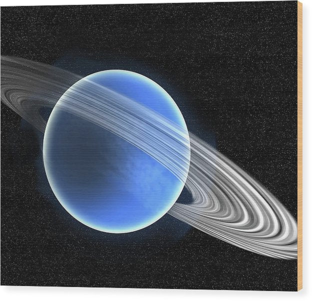 Blue Planet  - Wood Print