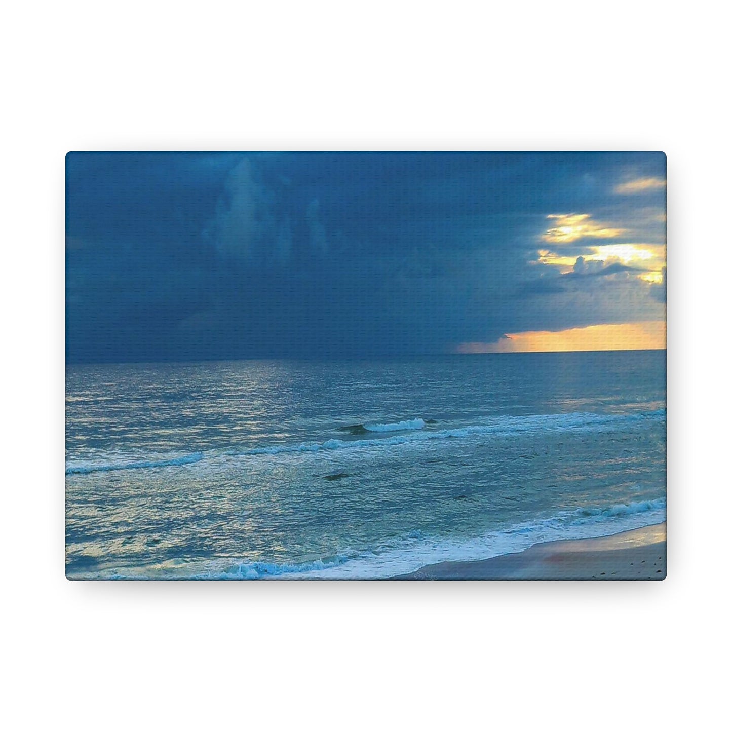 Blue Storm Over the Atlantic