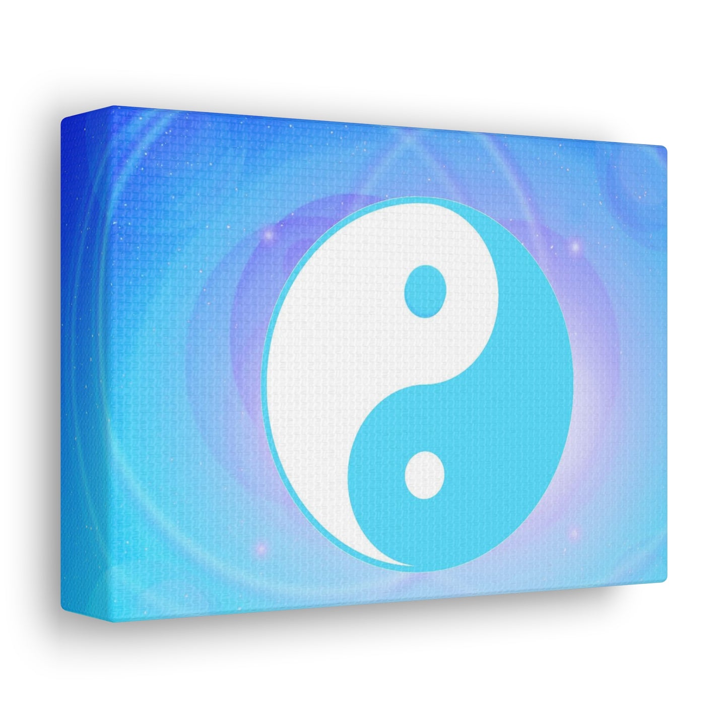 Yin Yang in Blue and Teal