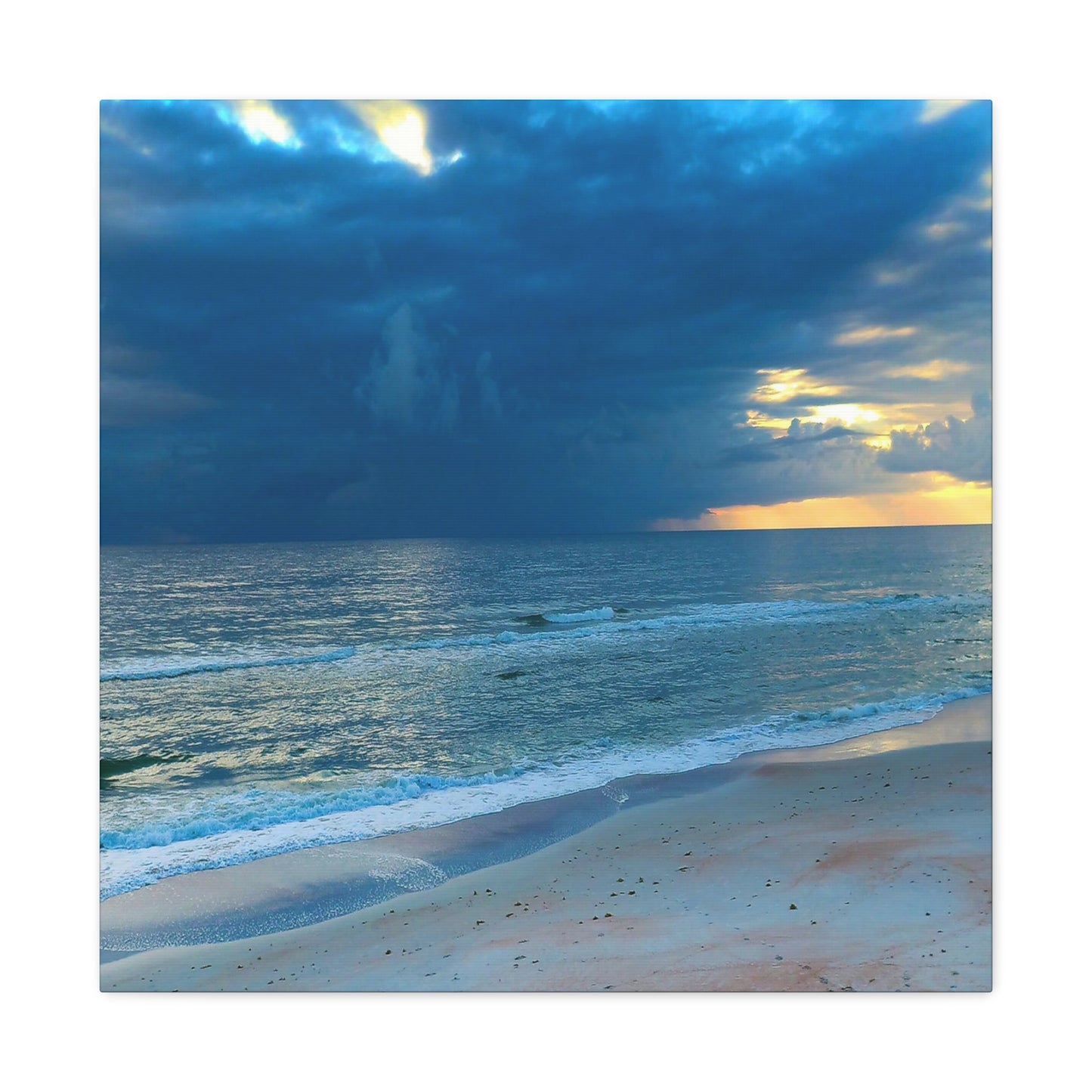 Blue Storm Over the Atlantic