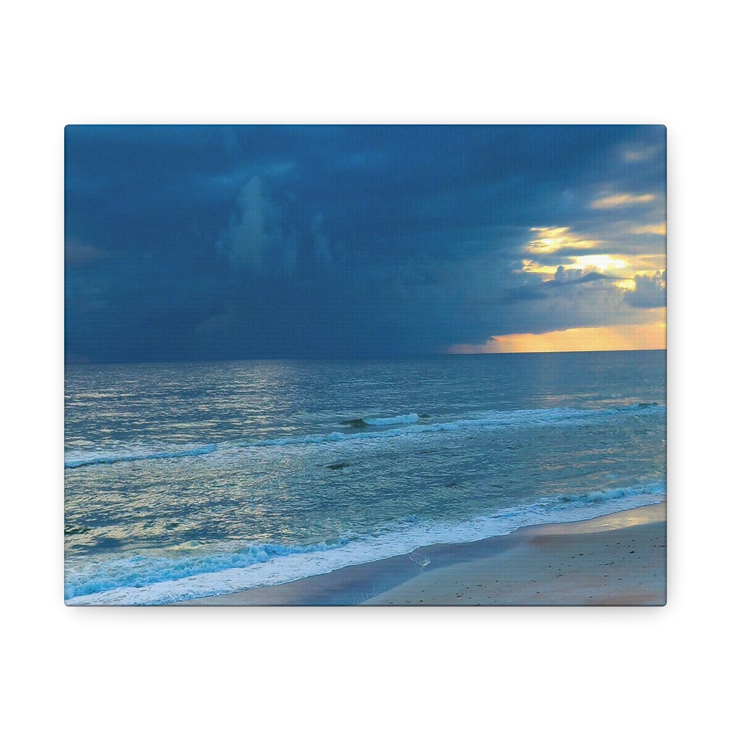 Blue Storm Over the Atlantic