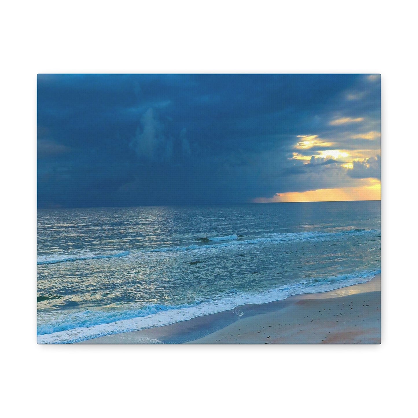 Blue Storm Over the Atlantic