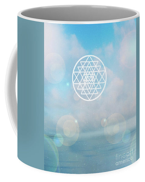 Mystical Sri Yantra for the attainment of wealth  success and th - Mug