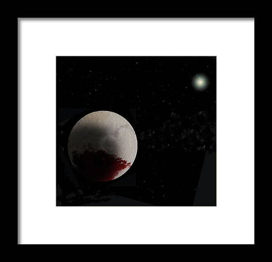 Pluto's Heart - Framed Print