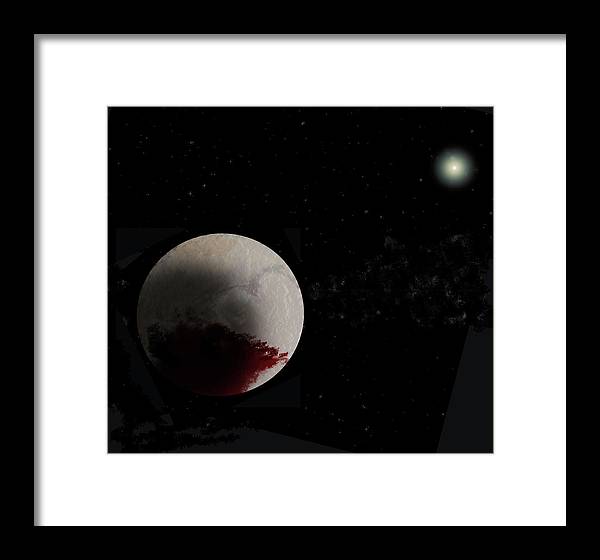 Pluto's Heart - Framed Print